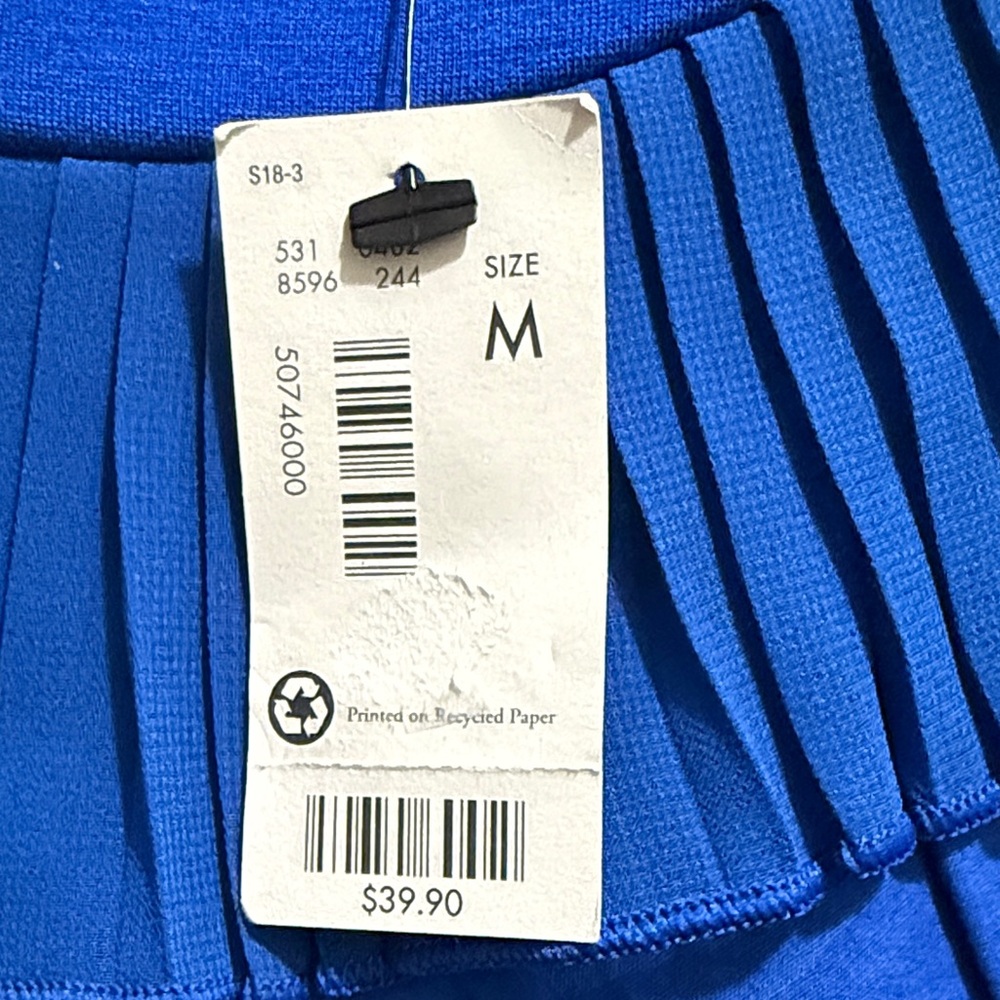 The Limited Blue Ruffle Tank Top - Picture 2 of 5